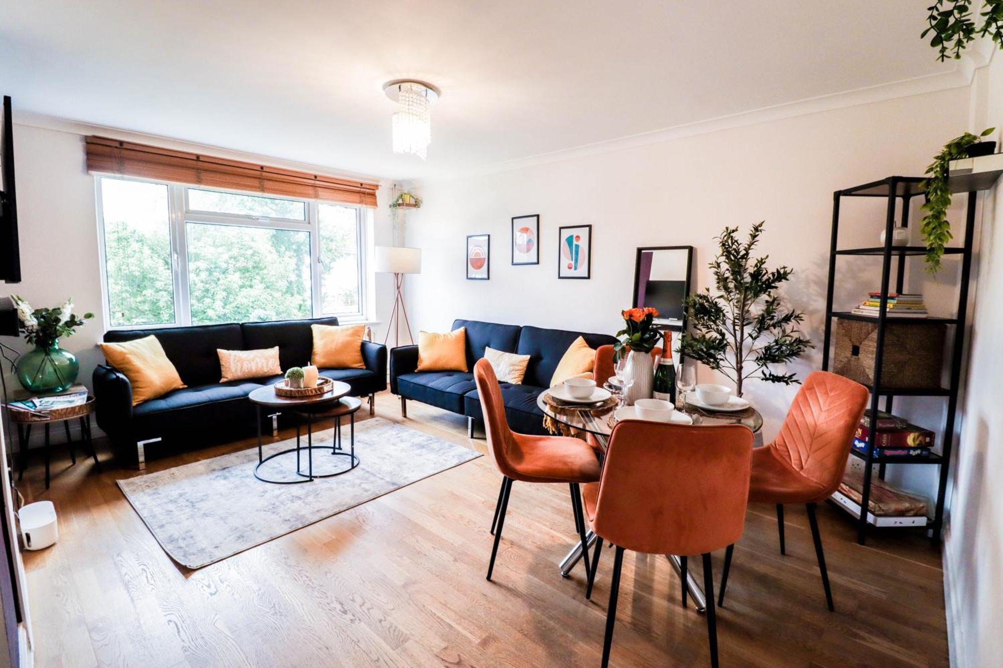 Apartment Perfect 2 Bedroom Flat Heathrow, Free Parking Shepperton
